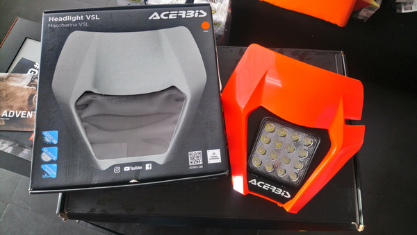 Acerbis VSL Headlight Mask KTM 17-19 Orange