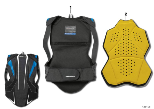 BMW Motorrad BackProtectorVest Size XL