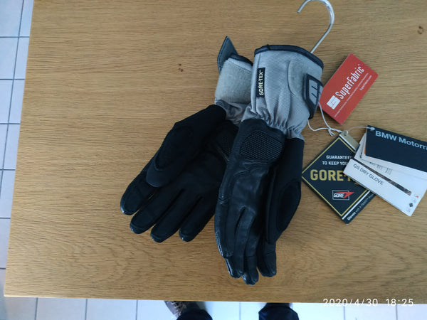BMW Motorrad GS Dry Gloves Size 10 10 1/2 Black/Grey