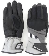 BMW Motorrad GS Dry Gloves Female Size 6 1/2 Black/Grey