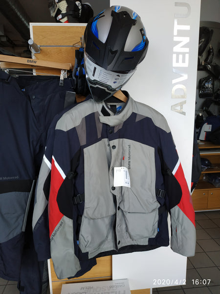 BMW Motorrad GS Dry Jacket Size Gr. 56 Grey/Black/Red