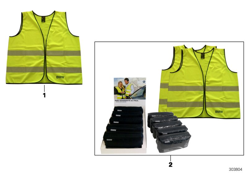 BMW Motorrad Warning Vest