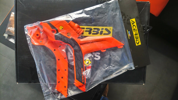 Acerbis Frame Protector X-GRIP KTM -Orange